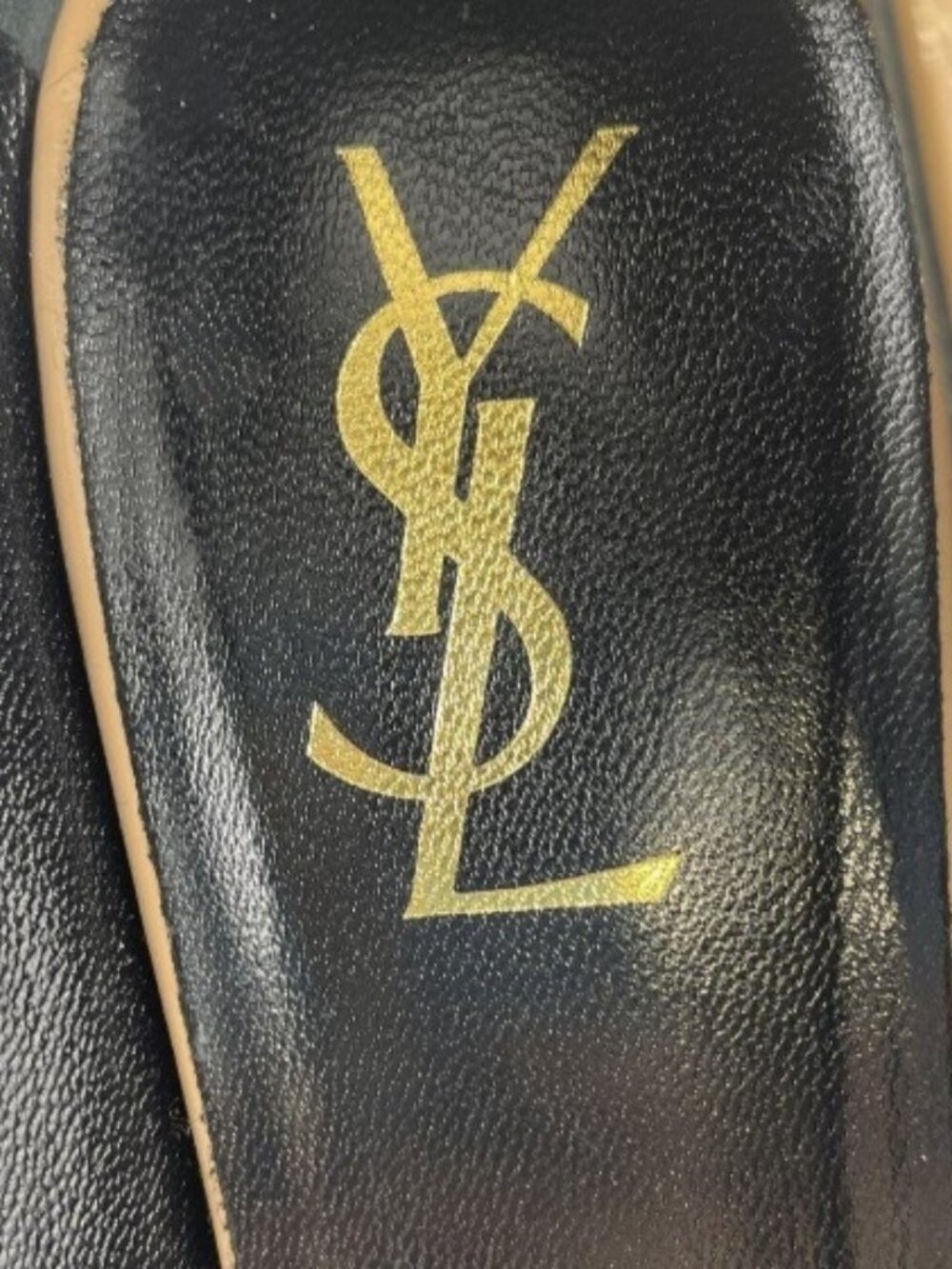 $995 YSL Saint Laurent Tribtoo 105 Nude Beige Patent Pumps Heels Shoes 39 8.5 - Picture 3 of 8